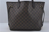 Authentic Louis Vuitton Damier Neverfull MM Shoulder Tote Bag N51105 LV 8529D