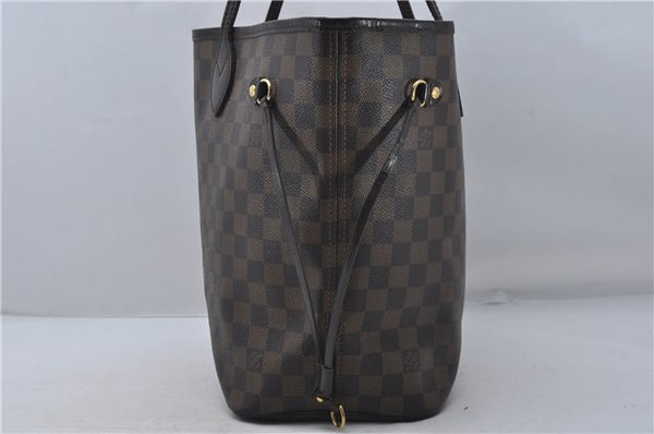 Authentic Louis Vuitton Damier Neverfull MM Shoulder Tote Bag N51105 LV 8529D