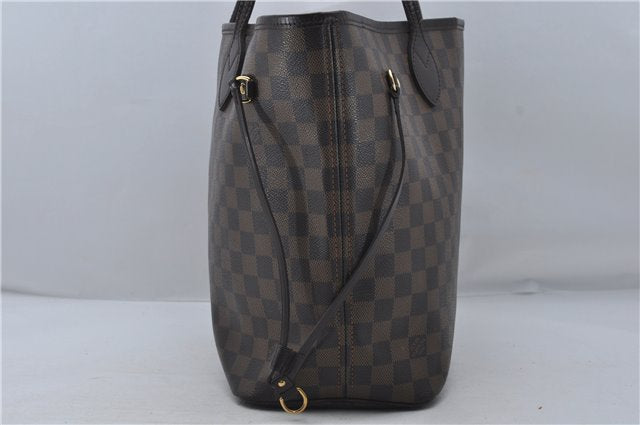 Authentic Louis Vuitton Damier Neverfull MM Shoulder Tote Bag N51105 LV 8529D