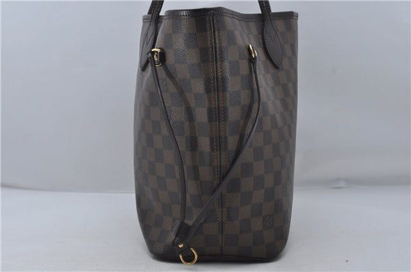 Authentic Louis Vuitton Damier Neverfull MM Shoulder Tote Bag N51105 LV 8529D