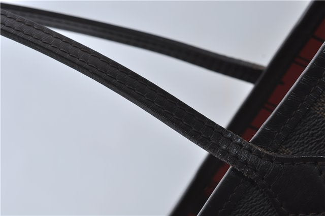 Authentic Louis Vuitton Damier Neverfull MM Shoulder Tote Bag N51105 LV 8529D