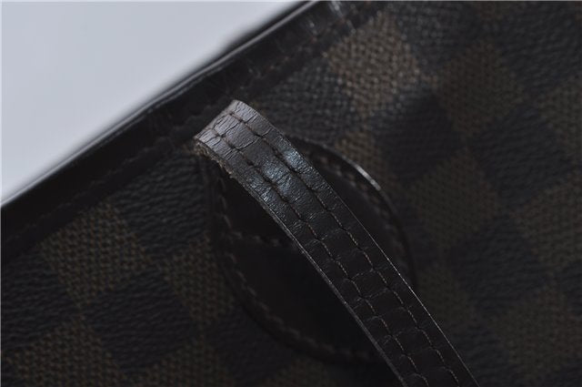 Authentic Louis Vuitton Damier Neverfull MM Shoulder Tote Bag N51105 LV 8529D