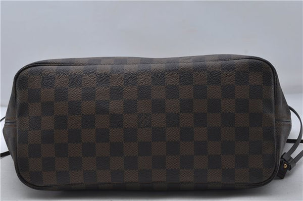 Authentic Louis Vuitton Damier Neverfull MM Shoulder Tote Bag N51105 LV 8529D