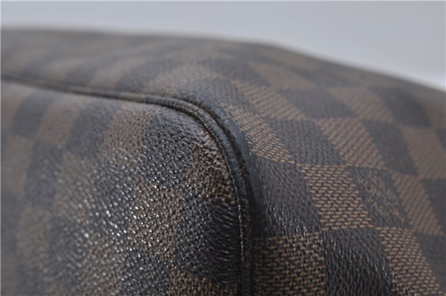Authentic Louis Vuitton Damier Neverfull MM Shoulder Tote Bag N51105 LV 8529D
