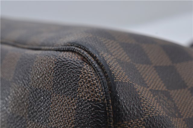 Authentic Louis Vuitton Damier Neverfull MM Shoulder Tote Bag N51105 LV 8529D