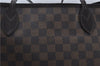 Authentic Louis Vuitton Damier Neverfull MM Shoulder Tote Bag N51105 LV 8529D