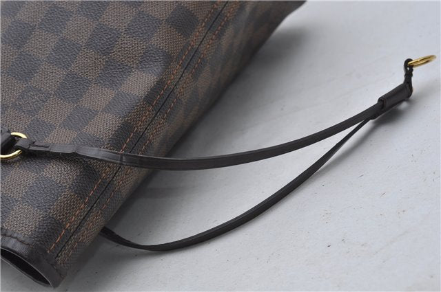 Authentic Louis Vuitton Damier Neverfull MM Shoulder Tote Bag N51105 LV 8529D