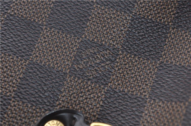 Authentic Louis Vuitton Damier Neverfull MM Shoulder Tote Bag N51105 LV 8529D