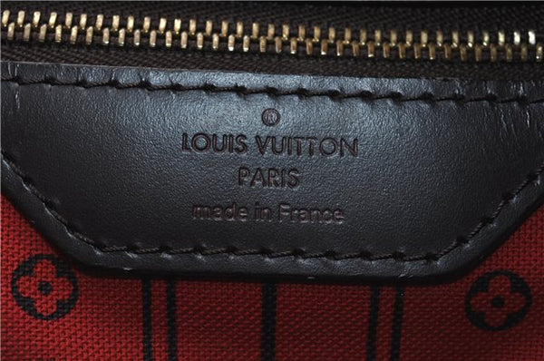 Authentic Louis Vuitton Damier Neverfull MM Shoulder Tote Bag N51105 LV 8529D