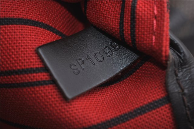 Authentic Louis Vuitton Damier Neverfull MM Shoulder Tote Bag N51105 LV 8529D