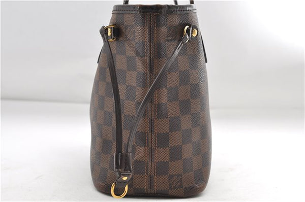 Authentic Louis Vuitton Damier Neverfull PM Shoulder Tote Bag N51109 LV 8773D