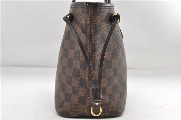 Authentic Louis Vuitton Damier Neverfull PM Shoulder Tote Bag N51109 LV 8773D