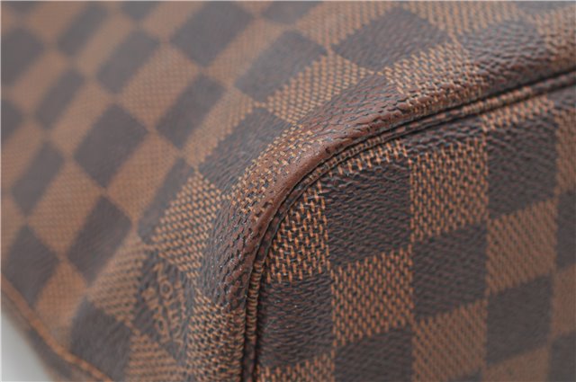 Authentic Louis Vuitton Damier Neverfull PM Shoulder Tote Bag N51109 LV 8773D
