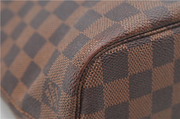 Authentic Louis Vuitton Damier Neverfull PM Shoulder Tote Bag N51109 LV 8773D