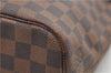 Authentic Louis Vuitton Damier Neverfull PM Shoulder Tote Bag N51109 LV 8773D