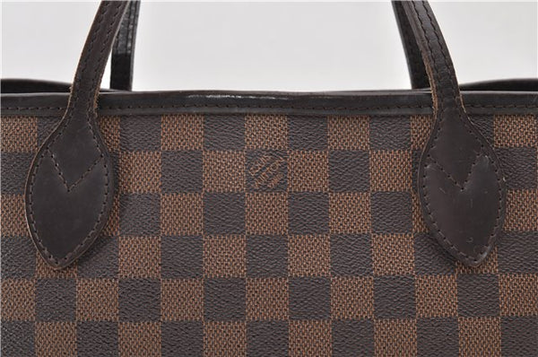 Authentic Louis Vuitton Damier Neverfull PM Shoulder Tote Bag N51109 LV 8773D