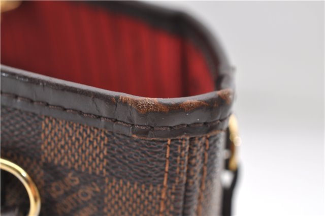 Authentic Louis Vuitton Damier Neverfull PM Shoulder Tote Bag N51109 LV 8773D