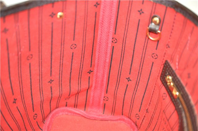 Authentic Louis Vuitton Damier Neverfull PM Shoulder Tote Bag N51109 LV 8773D