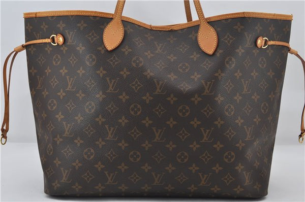 Authentic Louis Vuitton Monogram Neverfull GM Shoulder Tote Bag M40157 LV 8956E