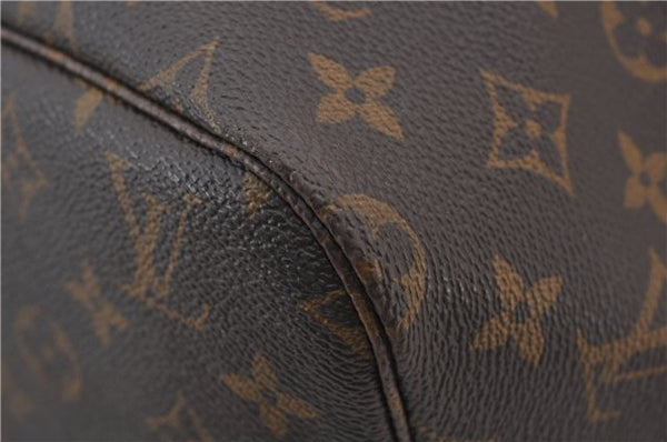 Authentic Louis Vuitton Monogram Neverfull GM Shoulder Tote Bag M40157 LV 8956E