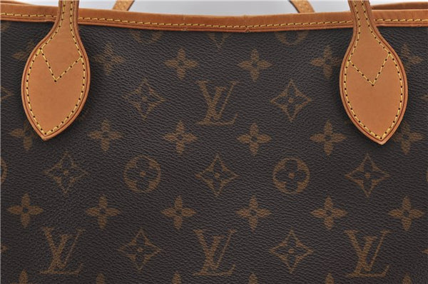 Authentic Louis Vuitton Monogram Neverfull GM Shoulder Tote Bag M40157 LV 8956E