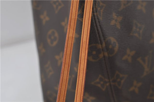 Authentic Louis Vuitton Monogram Neverfull GM Shoulder Tote Bag M40157 LV 8956E