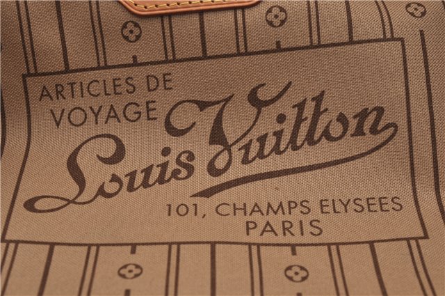 Authentic Louis Vuitton Monogram Neverfull GM Shoulder Tote Bag M40157 LV 8956E