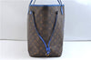 Auth Louis Vuitton Monogram Ikat Flower Neverfull GM Tote Bag M40875 Blue 9283E