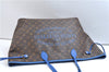 Auth Louis Vuitton Monogram Ikat Flower Neverfull GM Tote Bag M40875 Blue 9283E