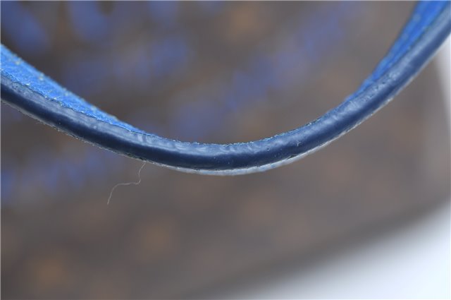 Auth Louis Vuitton Monogram Ikat Flower Neverfull GM Tote Bag M40875 Blue 9283E