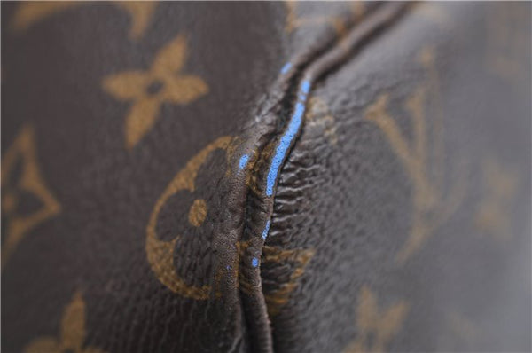 Auth Louis Vuitton Monogram Ikat Flower Neverfull GM Tote Bag M40875 Blue 9283E
