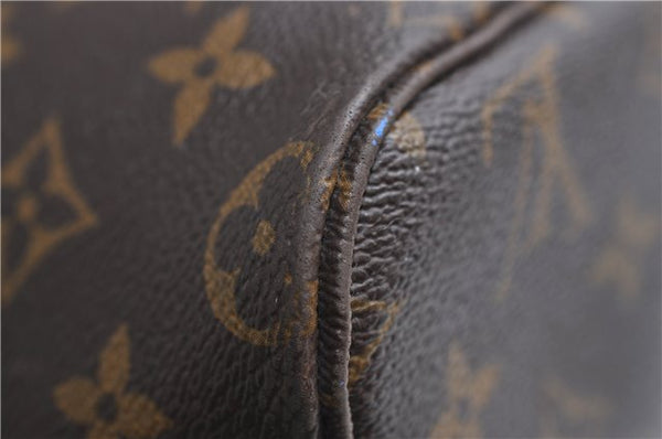 Auth Louis Vuitton Monogram Ikat Flower Neverfull GM Tote Bag M40875 Blue 9283E