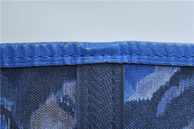 Auth Louis Vuitton Monogram Ikat Flower Neverfull GM Tote Bag M40875 Blue 9283E