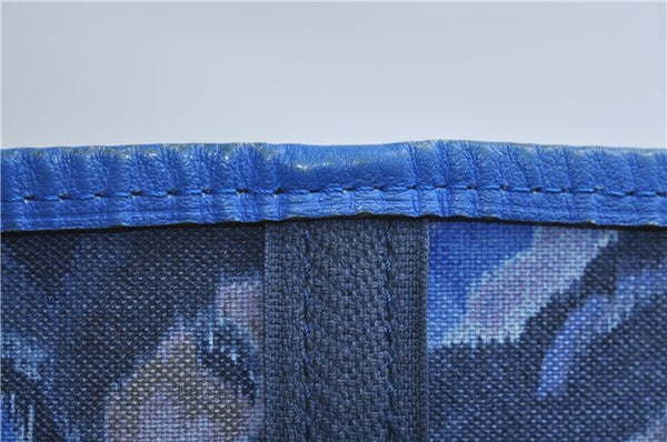 Auth Louis Vuitton Monogram Ikat Flower Neverfull GM Tote Bag M40875 Blue 9283E