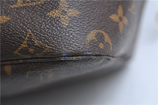 Auth Louis Vuitton Monogram Ikat Flower Neverfull GM Tote Bag M40875 Blue 9283E