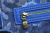 Auth Louis Vuitton Monogram Ikat Flower Neverfull GM Tote Bag M40875 Blue 9283E