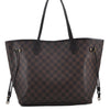 Authentic Louis Vuitton Damier Neverfull MM Shoulder Tote Bag N51105 LV 9338E