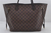 Authentic Louis Vuitton Damier Neverfull MM Shoulder Tote Bag N51105 LV 9338E
