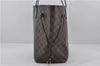 Authentic Louis Vuitton Damier Neverfull MM Shoulder Tote Bag N51105 LV 9338E