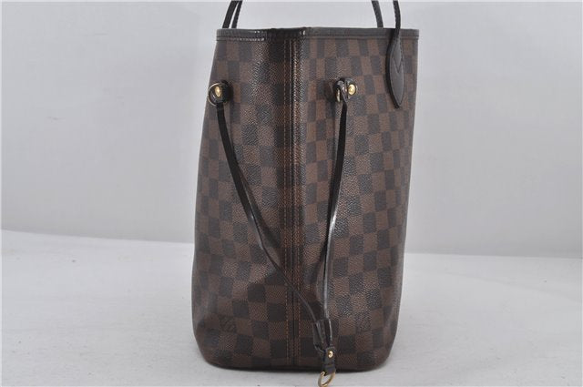 Authentic Louis Vuitton Damier Neverfull MM Shoulder Tote Bag N51105 LV 9338E