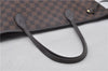 Authentic Louis Vuitton Damier Neverfull MM Shoulder Tote Bag N51105 LV 9338E