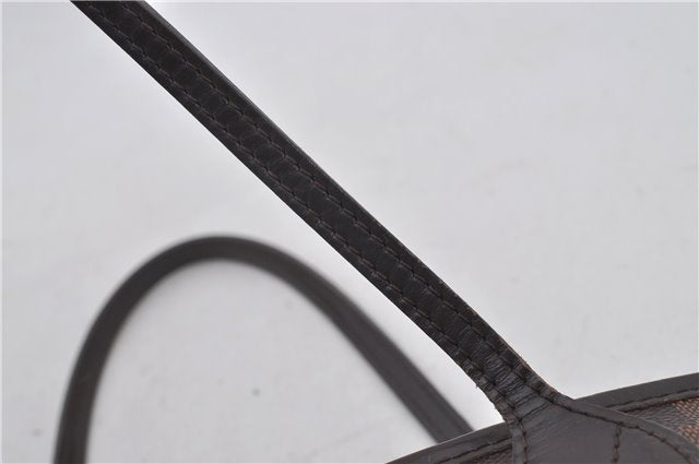 Authentic Louis Vuitton Damier Neverfull MM Shoulder Tote Bag N51105 LV 9338E