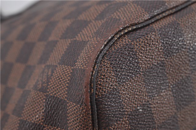 Authentic Louis Vuitton Damier Neverfull MM Shoulder Tote Bag N51105 LV 9338E