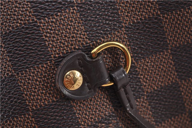 Authentic Louis Vuitton Damier Neverfull MM Shoulder Tote Bag N51105 LV 9338E