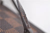 Authentic Louis Vuitton Damier Neverfull MM Shoulder Tote Bag N51105 LV 9338E