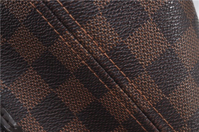 Authentic Louis Vuitton Damier Neverfull MM Shoulder Tote Bag N51105 LV 9338E