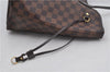 Authentic Louis Vuitton Damier Neverfull MM Shoulder Tote Bag N51105 LV 9338E