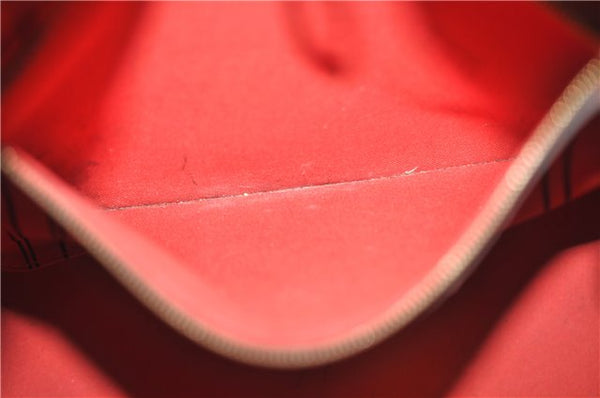 Authentic Louis Vuitton Damier Neverfull MM Shoulder Tote Bag N51105 LV 9338E