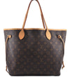 Authentic Louis Vuitton Monogram Neverfull MM Shoulder Tote Bag M40156 LV 9344E