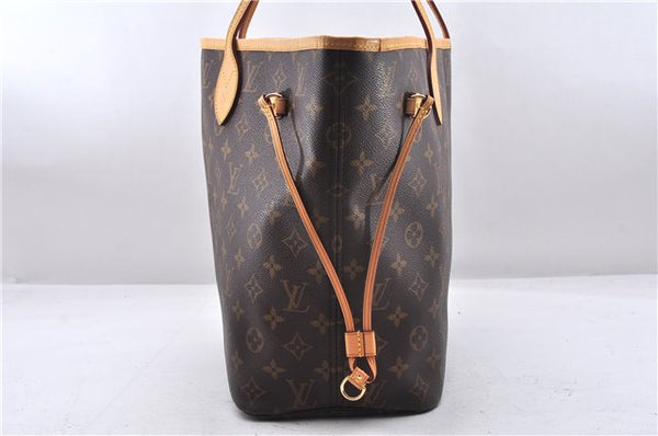 Authentic Louis Vuitton Monogram Neverfull MM Shoulder Tote Bag M40156 LV 9344E